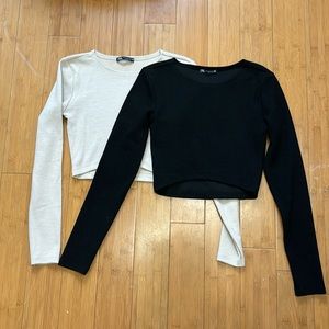 Zara set of Two Crop Tops